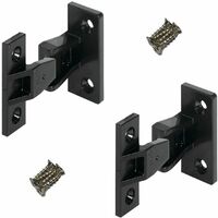 Cyclingcolors – Ferrure d'assemblage KEKU AS 2x mâle + 2x femelle + 8 vis – Connecteur charnière pour meuble – Pour bois dur et plaque de bois