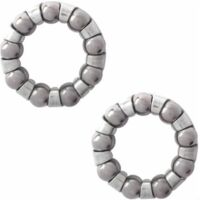Cyclingcolors – Roulement à billes vélo 19mm – Acier – Diamètre extérieur 29mm – 9 billes de 6,35mm – Universel pour pédalier et bricolage