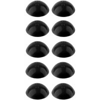 Cyclingcolors – Lot de 10 cache vis lèvre d'étanchéité Ø18mm – Tête cylindrique bombée pour vis à tôle – Plastique polyéthylène – Compatible DIN 7981