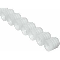 Cyclingcolors – Lot de 12 manchons d'écartement en plastique – Filetage intérieur M6 – Longueur 13mm pour trou 10mm – Fixation meuble