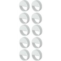 Cyclingcolors – Lot de 10 supports de cadre en plastique 30mm – Pour bois à percer – Fixation tableau et meuble – Assemblage facile