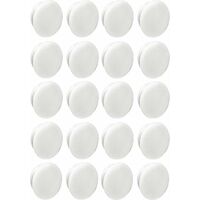 Cyclingcolors – Lot de 20 bouchons plastiques blancs 10mm x 13mm – Cache vis universel pour protection – Idéal pour montage précis