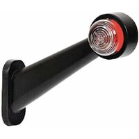 Cyclingcolors – Feu de gabarit halogène 12V 24V pour remorque camion tracteur – Rouge et blanc – Dimensions 156mm – Indice de protection IP56
