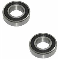2x roulement à billes 6203-2RS 17x40x12mm étanche roue moto scooter mobylette voiture remorque tracteur
