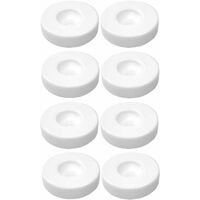 Cyclingcolors – Lot de 8 patins glisseurs universels en plastique 40 x 10 mm – Fixation M8 à visser – Pour surfaces dures et meubles stables