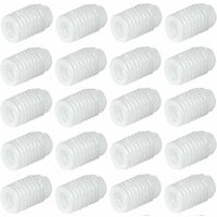 Cyclingcolors – Lot de 20 manchons d'écartement plastique M5 – Longueur 9,5mm pour vis bois 4mm – Fixation robuste pour meubles