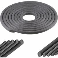 Fond de joint torique en mousse isolation thermique phonique rond Cordon Etanchéité Polyéthylène Fenêtre Terrasse Seuil Porte, Ø6mm x 10 mètres