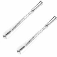 Cyclingcolors – Lot de 2 vis relieuse M4 sécables 35 à 65mm – Nickelé pour assemblage de meubles – Pour bois dur et teck – Vissage rapide en série