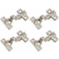 Cyclingcolors – Charnière invisible 4x pour meuble – Angle d'ouverture 95° – Embase H0 pour pose encloisonnée – Ajustable ± 2mm – Charge maximale 22mm