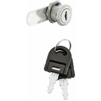 Cyclingcolors – Serrure électrique à came batteuse droite – Cylindre à paillettes rond – Épaisseur max 20mm – 2 clés pliantes – Alliage zingué