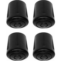 Cyclingcolors – Lot de 4 embouts de pieds de chaise antidérapants en caoutchouc EPDM – Diamètre 10 mm – Renforcés pour protection des surfaces