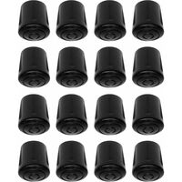 Cyclingcolors – Lot de 16 embouts renforcés antidérapants en caoutchouc EPDM – Pour pieds de chaise, table, tabouret – Diamètre 10 mm