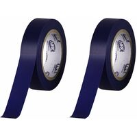 2x Ruban adhésif isolant PVC 19mm x 10m pour fils électriques tension de rupture 6000V Scotch Electricité Résistant Protection, bleu