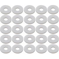 Cyclingcolors – Lot de 25 rondelles plates en nylon DIN 9021 – Diamètre extérieur 18mm – Pour filetage M6 – Résistance élevée pour modélisme et carrosserie