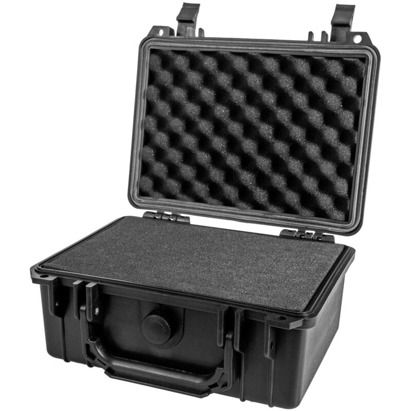 HMF ODK100 Outdoor-Fotokoffer, Universalkoffer mit Rasterschaumstoff, 23 cm