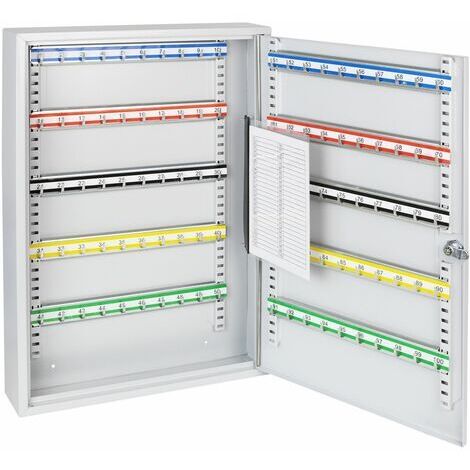 PORTACHIAVI HMF Con 300 Ganci - Grigio Chiaro, 55x38x20,5 Cm | Ideale Per Officine E Negozi - Foto 13