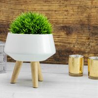 Ceramic Plant Pot | M&W - White