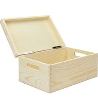 Wooden Storage Box | Pukkr - Brown