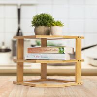 Bamboo 3 Tier Corner Shelf | M&W - Multi