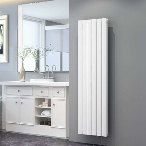 ELEGANT Design Heizkörper Flachheizkörper Weiß 1600x462mm Vertikal Doppellagig