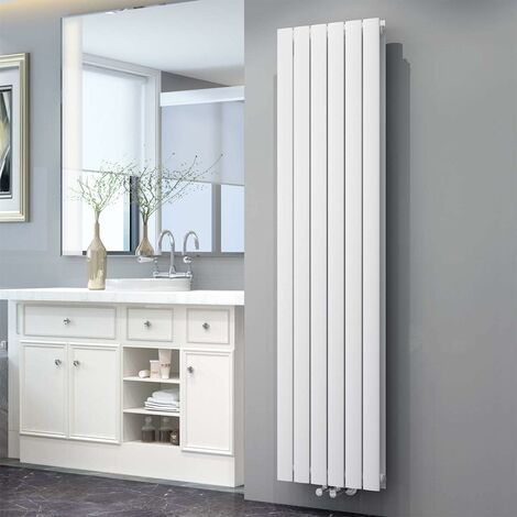 ELEGANT Design Heizkörper Flachheizkörper Weiß 1800x462mm Vertikal Doppellagig