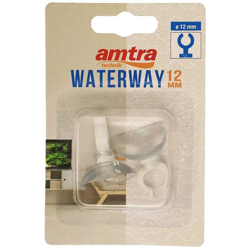 Ventosa per acquario 12mm Wave 2pz