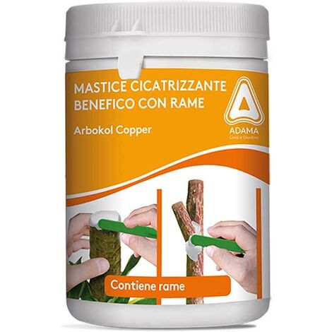 Mastice cicatrizzante ARBOKOL COPPER Benefico con rame 500g Adama