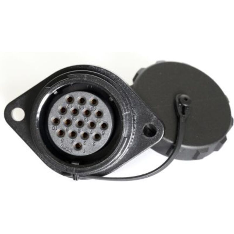 Connecteur Hypertronics LDMST 17 Contacts Mâle En Or - Pour Rack Et Panneau - Fil Max 20AWG