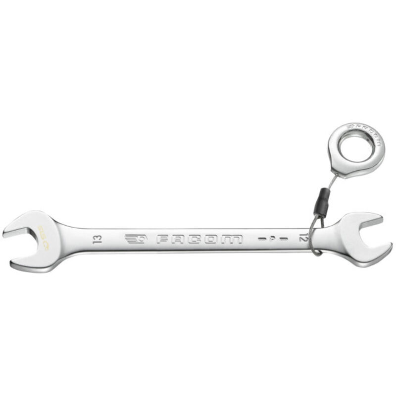 Kstools – Clé à fourche 13 mm – Angle de 15° et 75° – Tête plate en chrome vanadium – Longueur 120 mm – Finition satinée