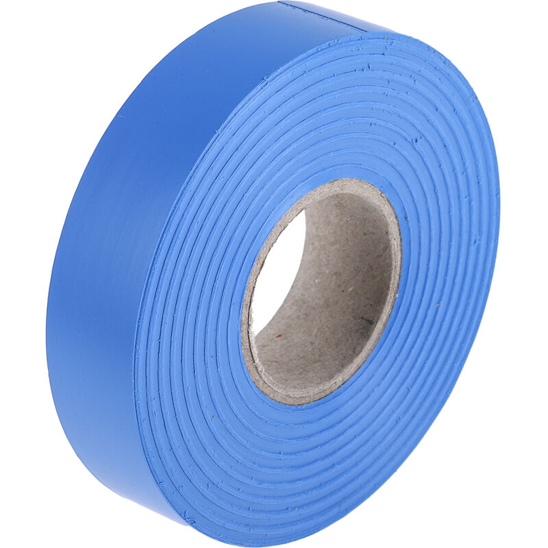 Ruban adhésif isolation PVC électrique 19mm x 20m couleur bleue