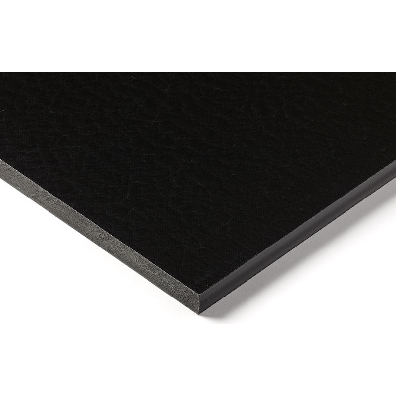 Plaque acier ondulée PO 76/18 réversible noir mat / rouge mat 2000X900MM