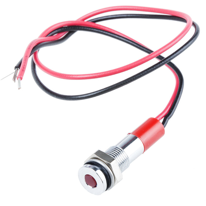 Voyant LED Lumineux Rouge RS PRO, Dia. 6mm, 12V C.c., Taille De La ...