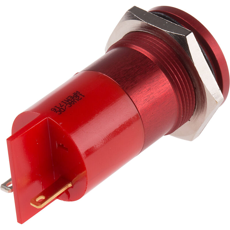 Voyant LED Rouge 230Vca étanche IP67 - diamètre 22mm