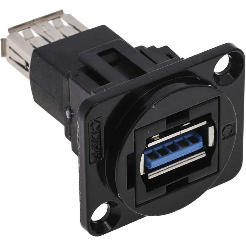 Connecteur USB C Femelle vers Mâle RS PRO ports, Montage panneau