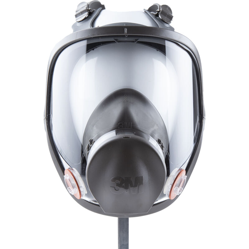 Masque Complet 3M 6900 Taille L Silicone Noir/Gris - Confort Maximal Et Protection Respiratoire Professionnelle