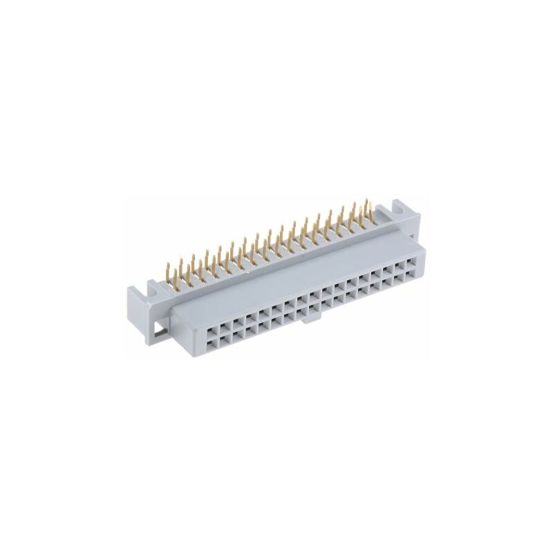Connecteur femelle pour CI, 34 contacts, 2 rangées, 2.54mm, Traversant, Angle droit ( Prix pour 1 )