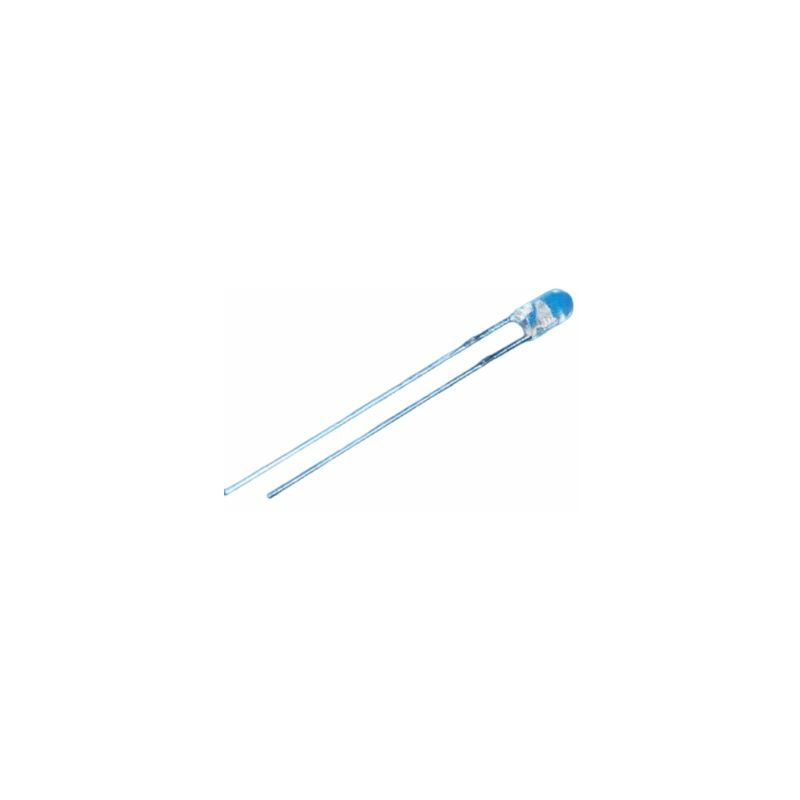LED Bleu, Traversant, 3 mm, 2,6  3,4 V