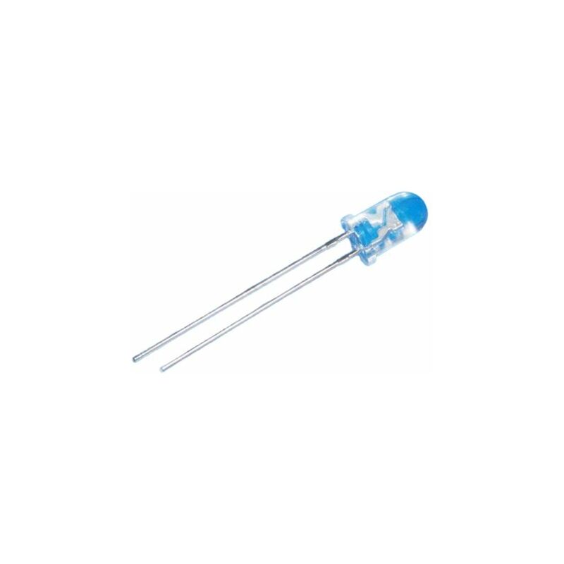 LED Blanc, Traversant, 5 mm, 2,6  3,4 V