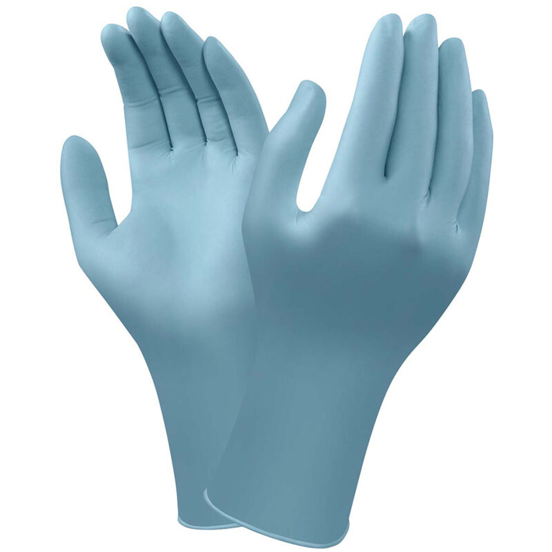 Gants jetables Ansell 92-670 taille 8,5-9, L, Nitrile Non poudrés, x 100 gants ( Prix pour Boîte de 100 )
