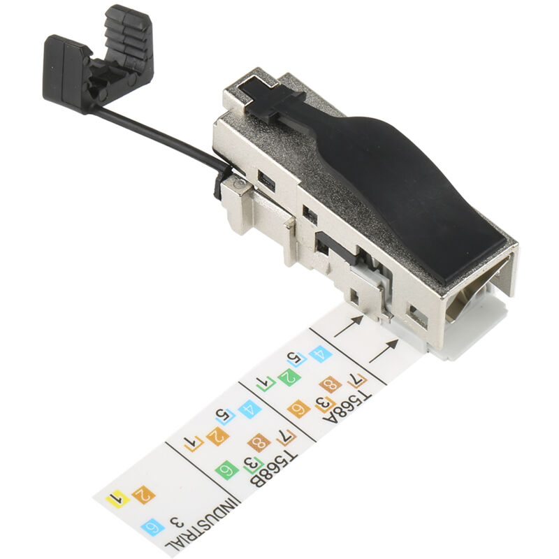 Fiche mâle à installation sur le terrain RJ45 cat. 6a Weidmuller, ports STP ( Prix pour 1 )