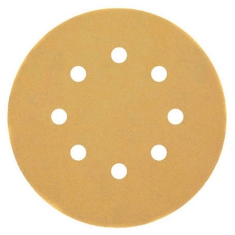 Lot De 30 Disques Abrasifs 125 Mm Grain P80 – Papier Ponçage Velcro Pour Ponceuse Orbitale