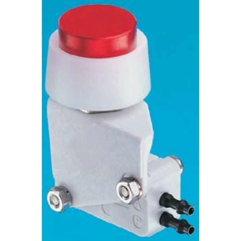 Vanne Pneumatique TAC-3P Bouton-Poussoir 3 Voies 2 Positions – Retour Ressort M5×0.8, Miniature Métal, Contrôle Air Industriel