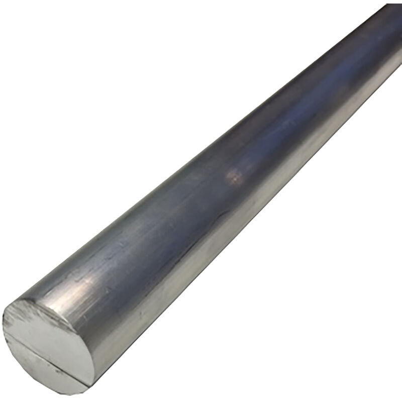 Plat aluminium brut gris lisse, L.1000 mm