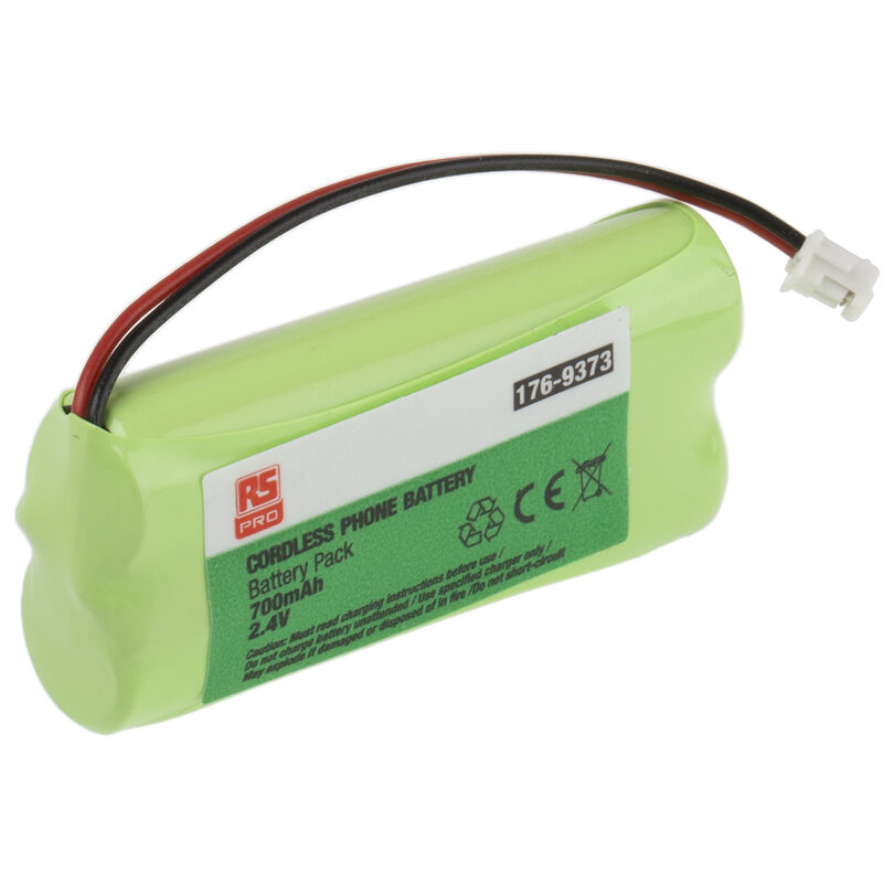 Bloc batterie rechargeable RS PRO 12V NiMH 7Ah D x 10