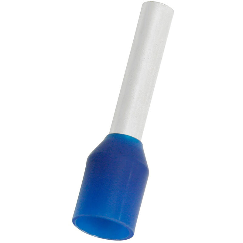 Embout à sertir RS PRO, 0.75mm², Bleu, longueur 8mm