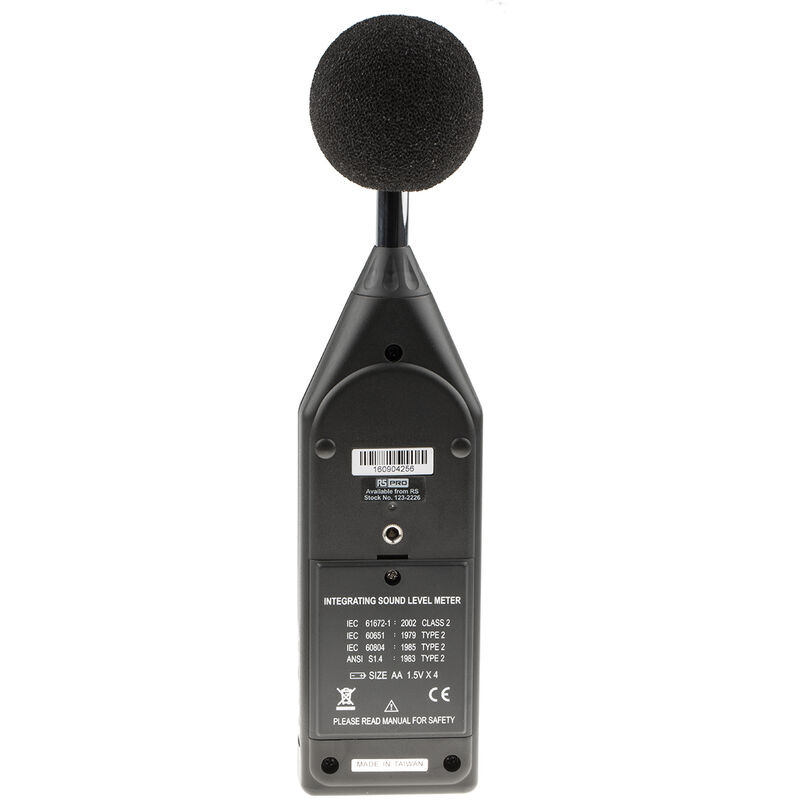 Sonomètre digital pro de classe 2 avec analyseur de spectre