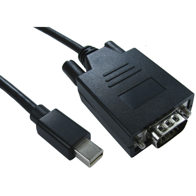 Câble de port d'affichage RS PRO, Mini DisplayPort/ VGA M /M en 2m Noir (  Prix
