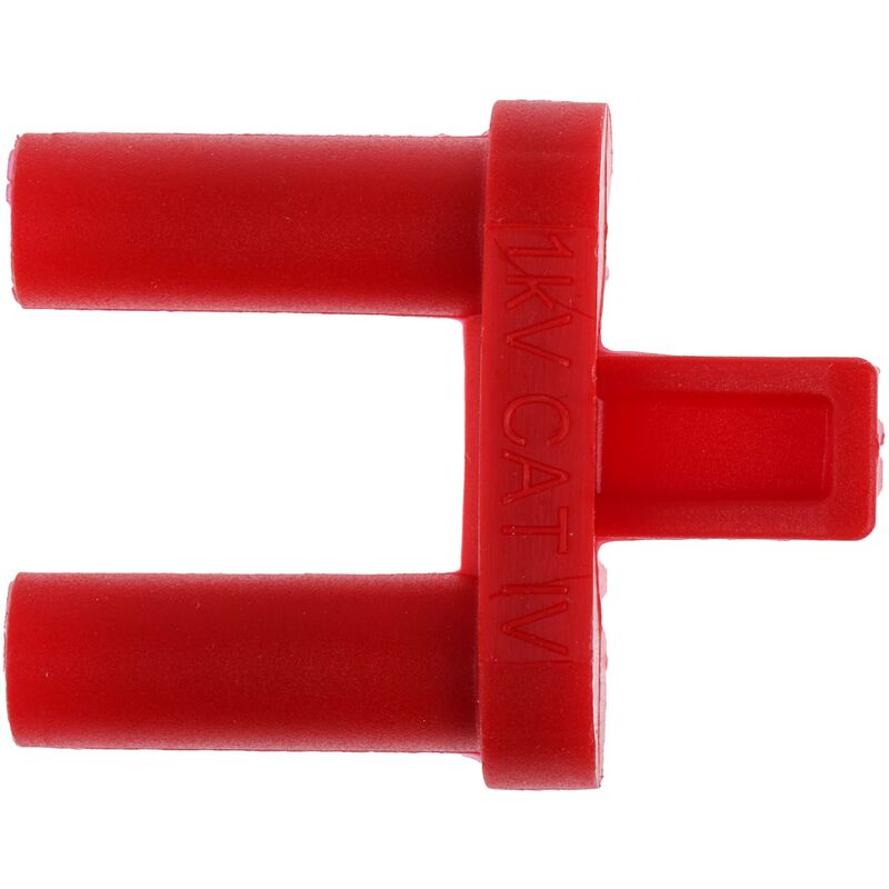 Fiche banane 4 mm RS PRO Rouge Mâle 10A 50V