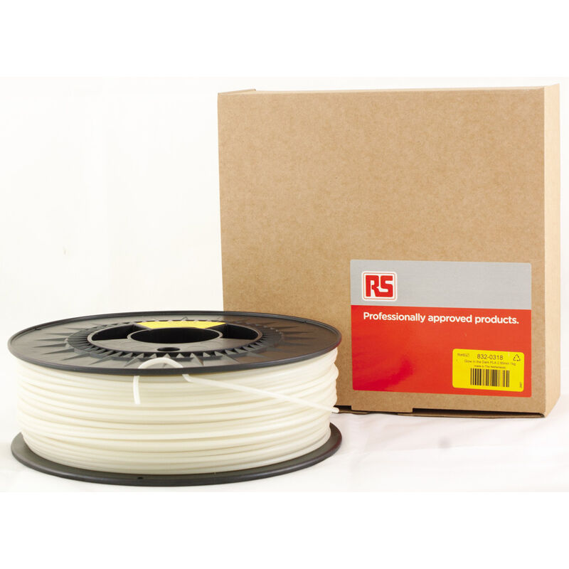 Filament pour imprimante 3D RS PRO, Wood, Ø 1.75mm, Bois foncé