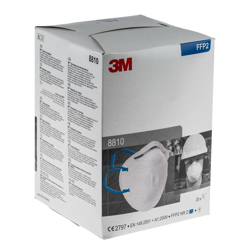 Masque respiratoire anti-poussière jetable série 8000, 3M® - Materiel pour  Laboratoire